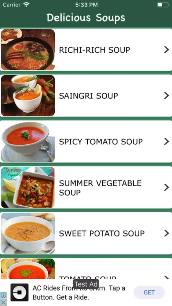 Healthy Delicious Soups Recipe Screenshots