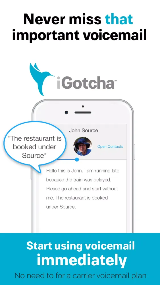 Capturas de tela do iGotcha
