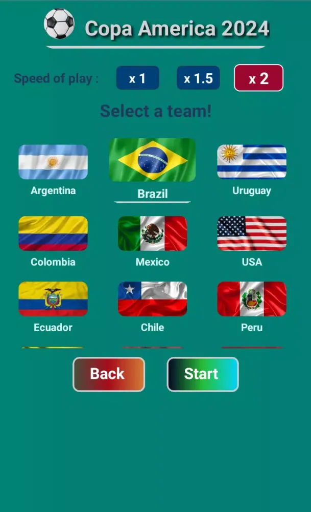 ภาพหน้าจอของ Copa America 2024: Simulator