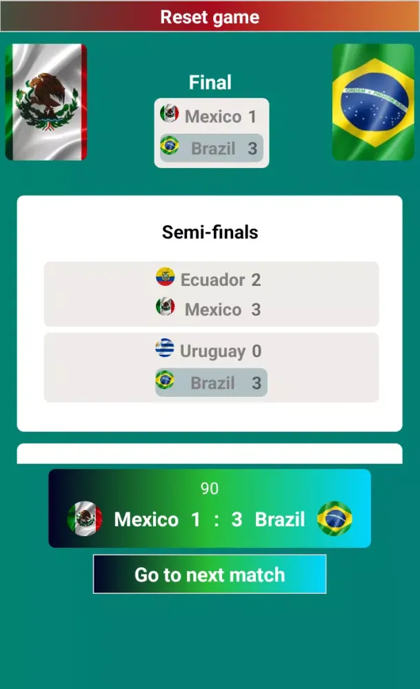 ภาพหน้าจอของ Copa America 2024: Simulator