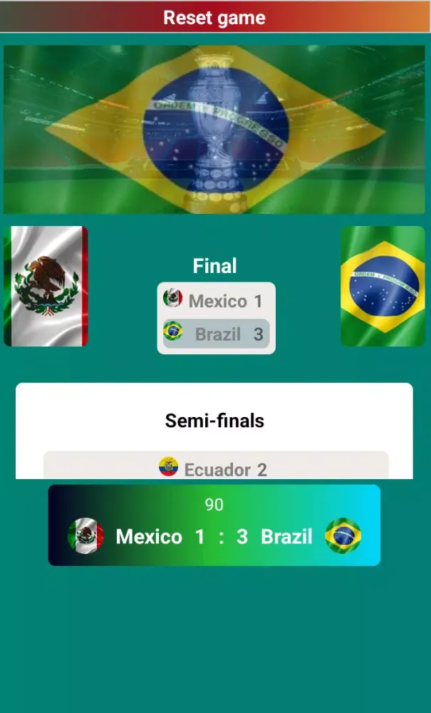 ภาพหน้าจอของ Copa America 2024: Simulator