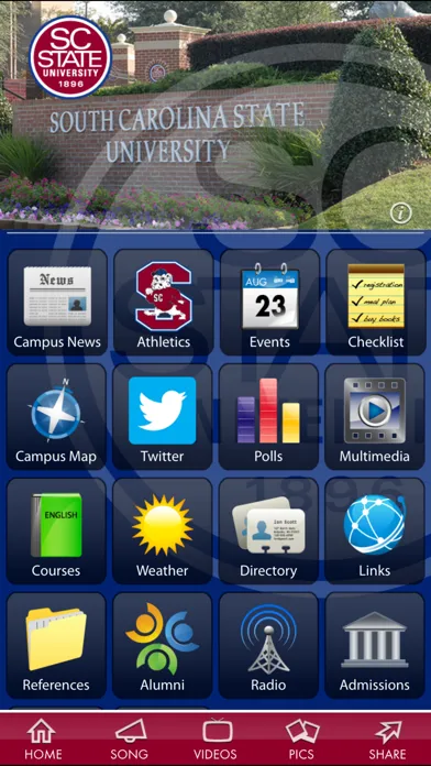Tangkapan layar South Carolina State University