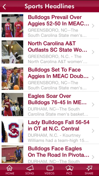 Tangkapan layar South Carolina State University