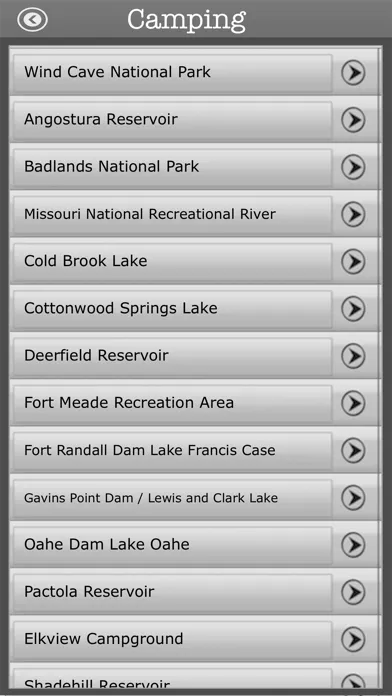 Captures d'écran de South Dakota -Camping & Trails