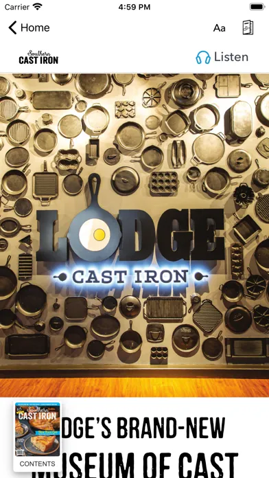 Tangkapan layar Southern Cast Iron