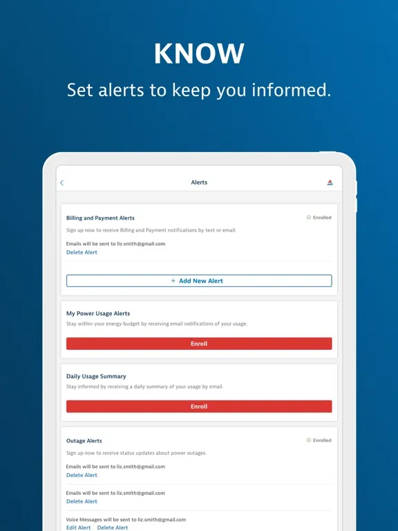 Alabama Power iPad  Screenshots