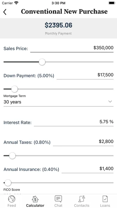 Screenshot di SF Mortgage