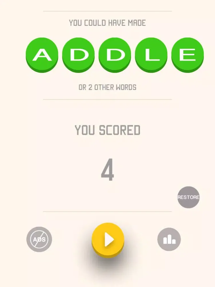 Скриншоты 5 Five Letters iPad 
