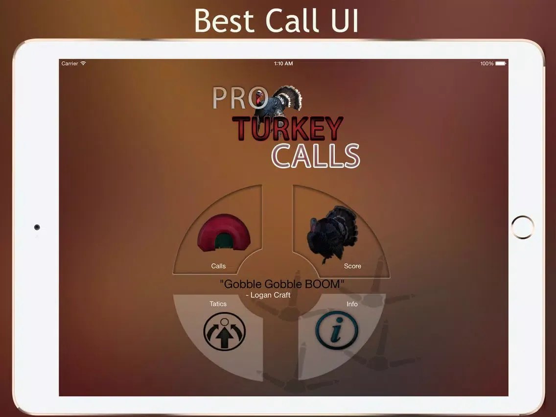 Captures d'écran de Turkey Hunting Tools and Pro Calling iPad 