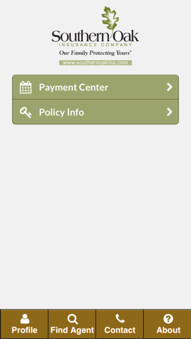 Southern Oak Insurance Mobile Screenshots