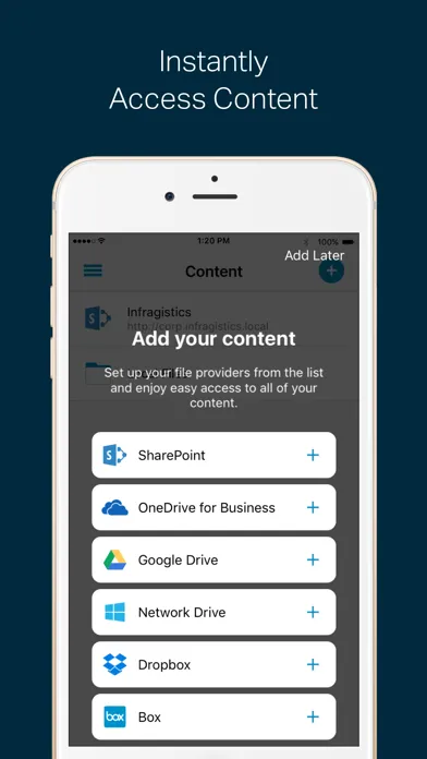 Zrzuty ekranu SharePlus for MobileIron