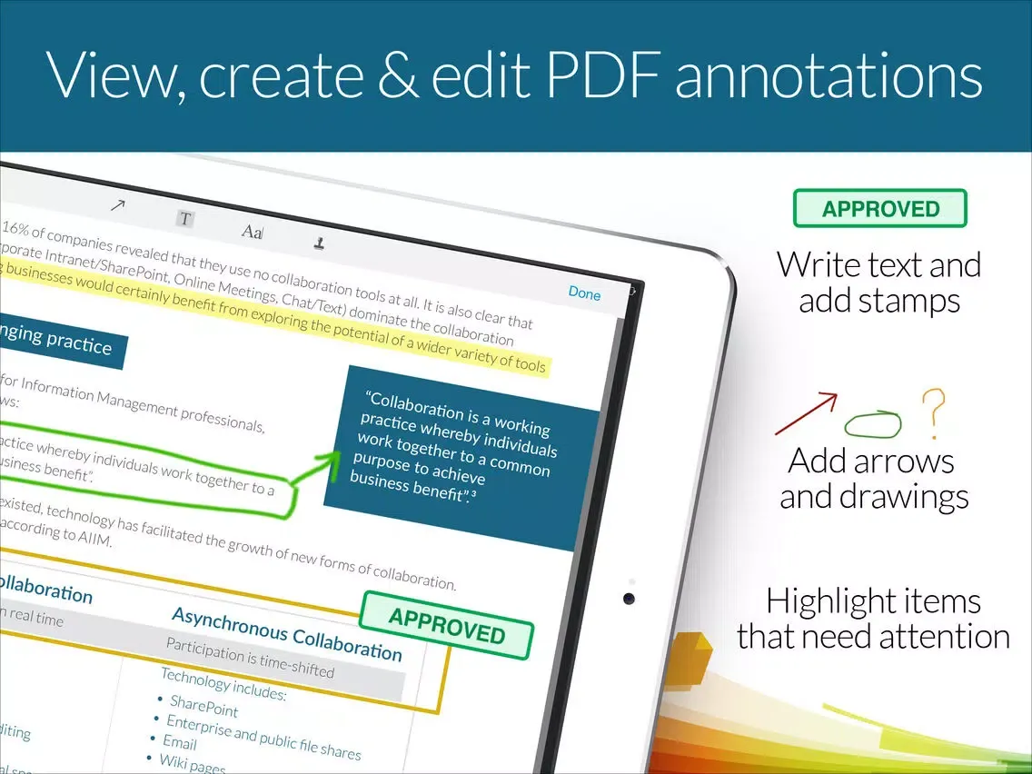 ภาพหน้าจอของ SharePlus for Citrix Worx iPad 