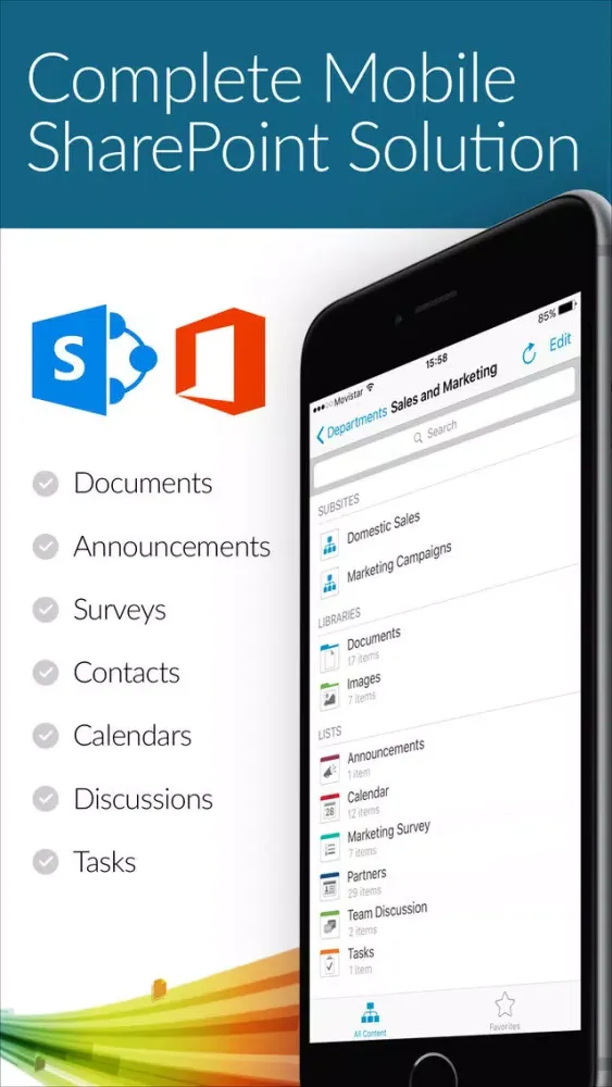 ภาพหน้าจอของ SharePlus for Citrix Worx