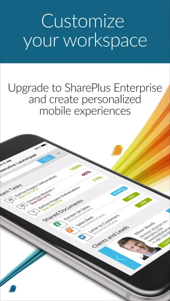 ภาพหน้าจอของ SharePlus for Citrix Worx