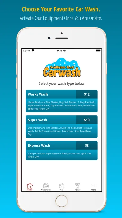 Tangkapan layar Southside Suds Carwash