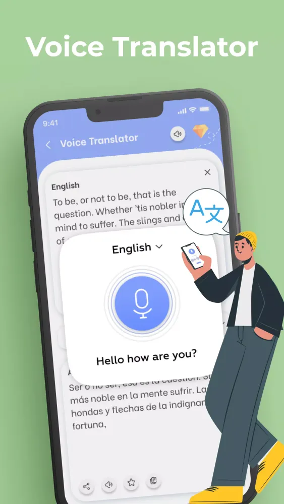 Translator: voice, photo, text应用截图