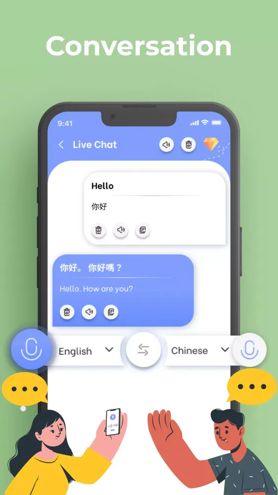 Translator: voice, photo, text应用截图