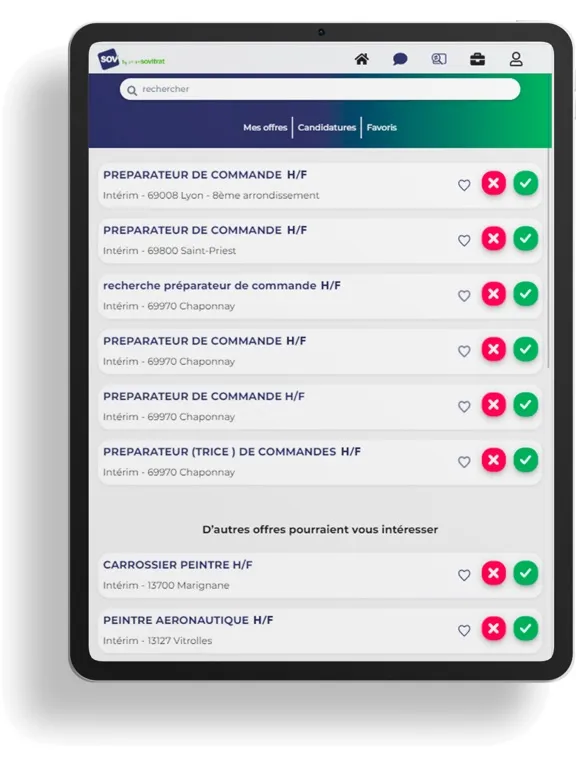 Captures d'écran de Sov' - by Groupe Sovitrat iPad