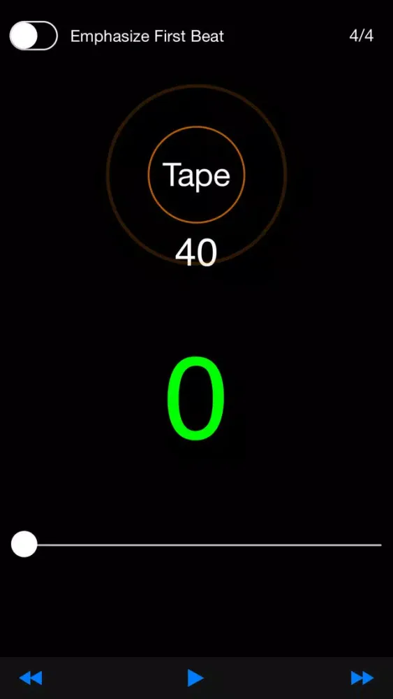 Captures d'écran de Taped Metronome