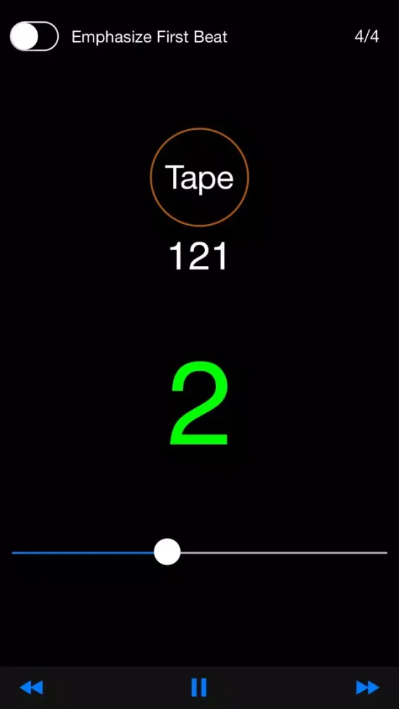 Captures d'écran de Taped Metronome
