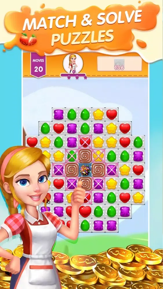 Capturas de tela do Candy Lucky:Match Puzzle Game