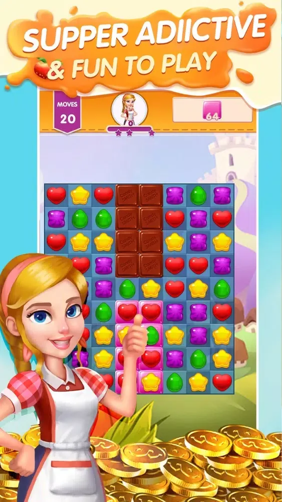 Capturas de tela do Candy Lucky:Match Puzzle Game