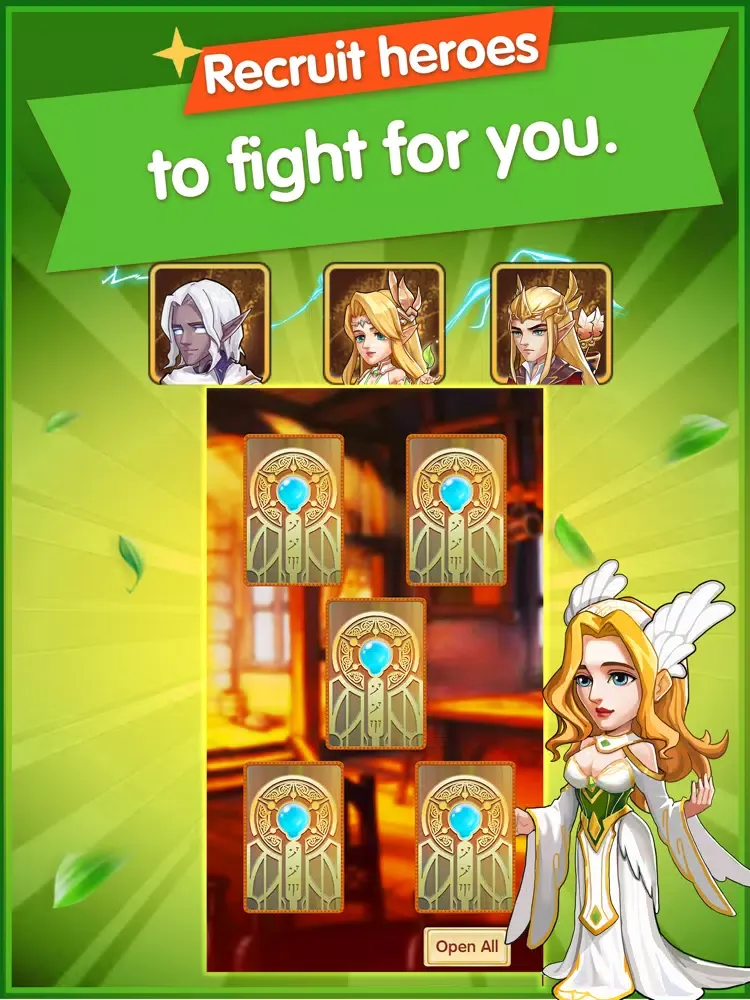 Merge Hero - Idle Clash War iPad  スクリーンショット