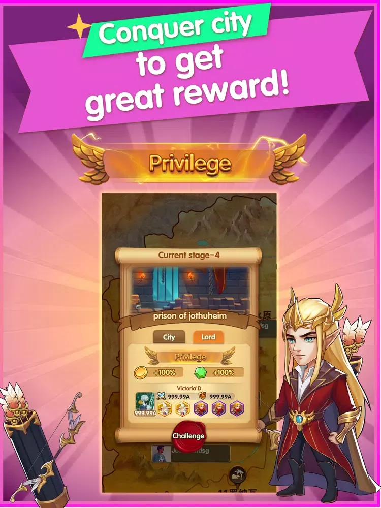 Merge Hero - Idle Clash War iPad  スクリーンショット