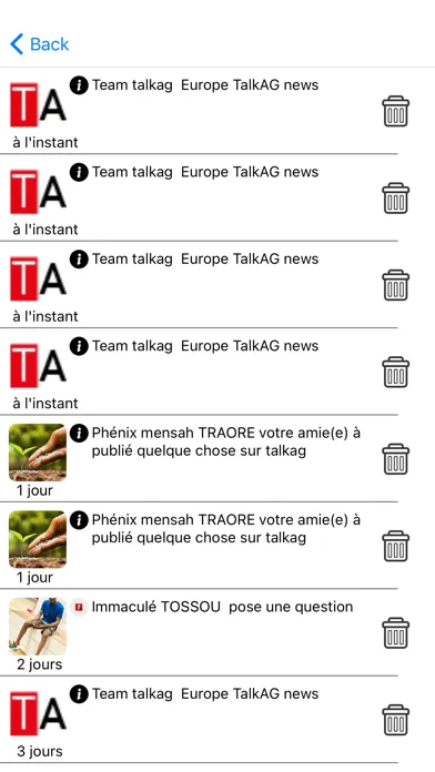 Capturas de pantalla de Talk AG