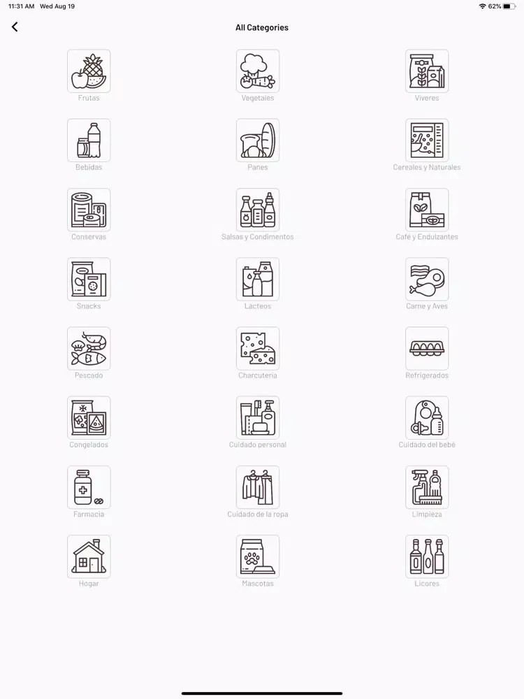 Capturas de pantalla de Delivoo Mercado iPad 