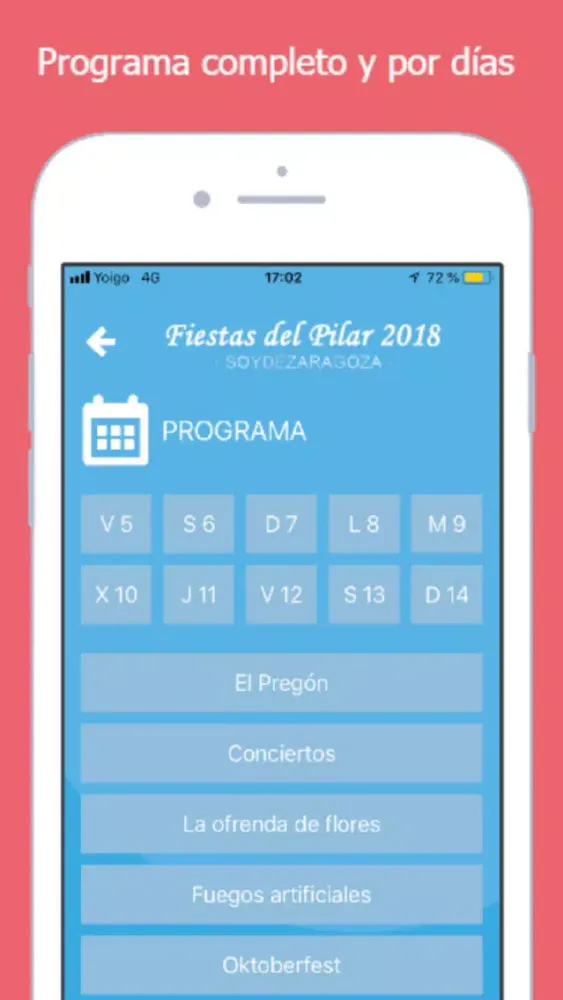 Fiestas del Pilar 2018 Ekran Görüntüleri