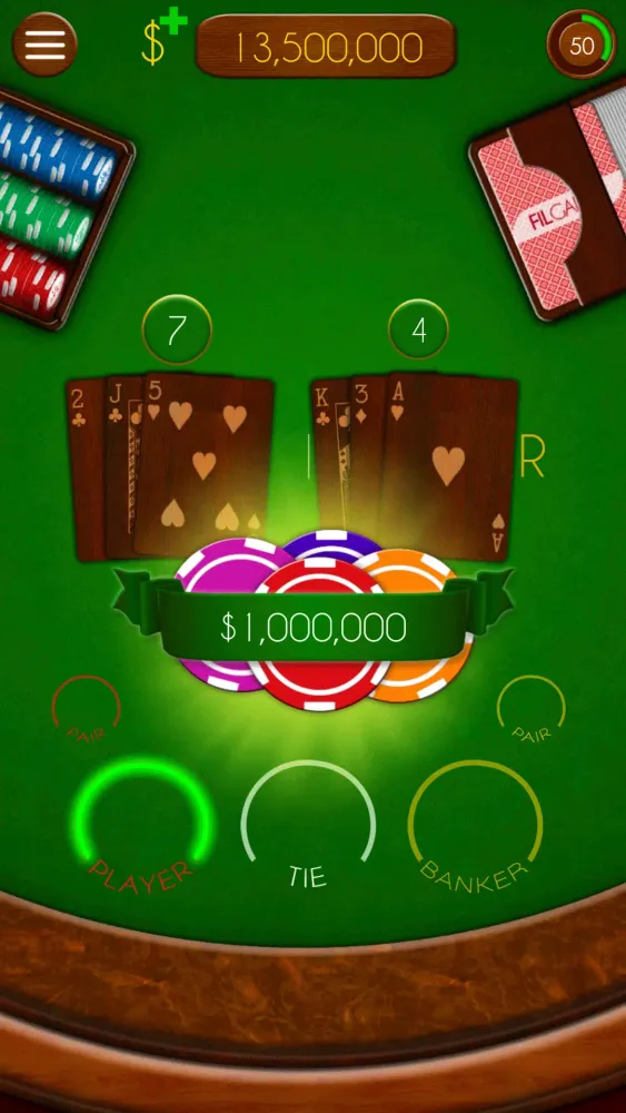 Screenshot di Baccarat!