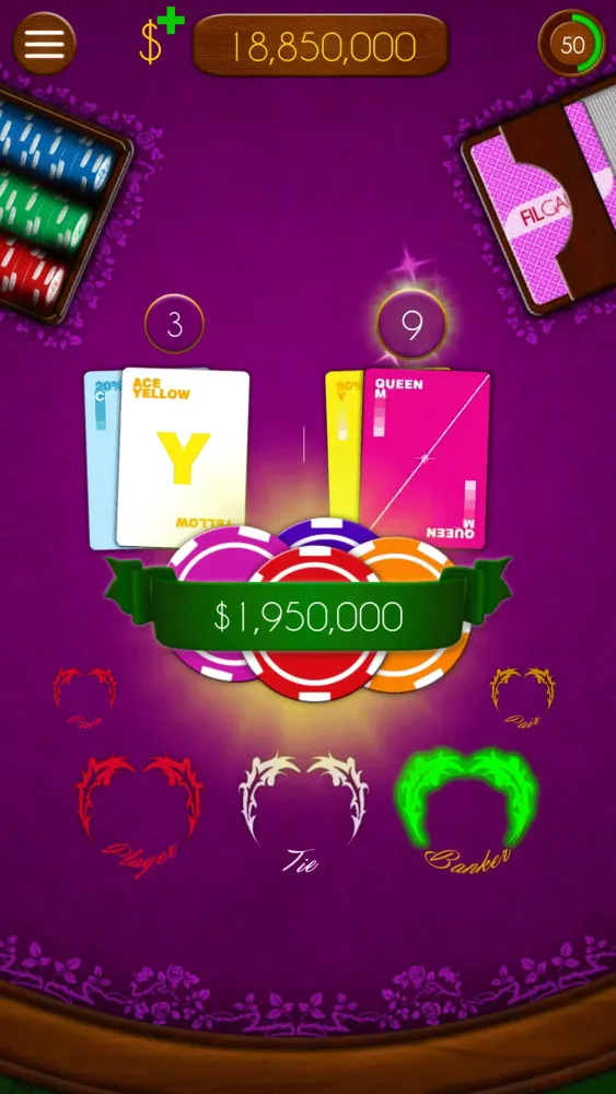 Screenshot di Baccarat!