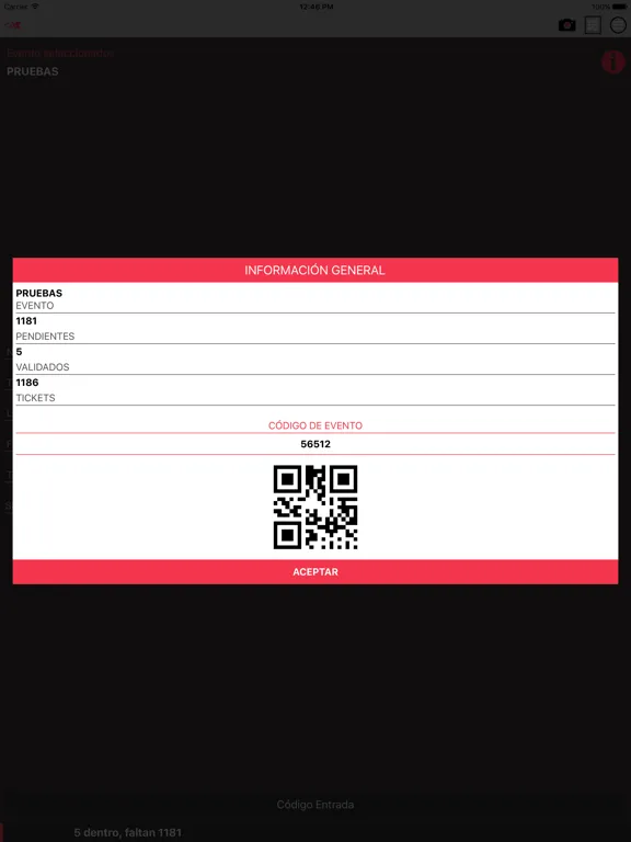 Compralaentrada Accesos iPad 应用截图