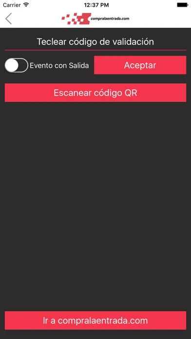 Compralaentrada Accesos应用截图