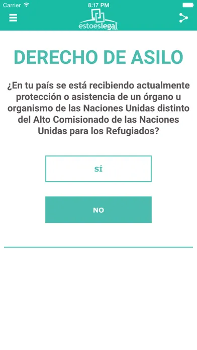 Screenshot di Esto es legal