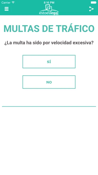 Screenshot di Esto es legal