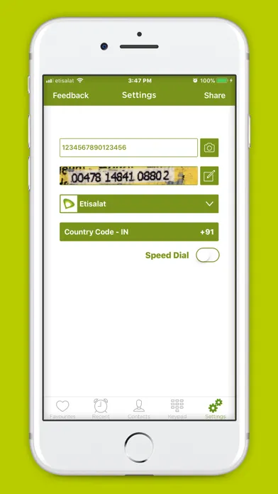 UAE Dialer:Hello Five Card Screenshots