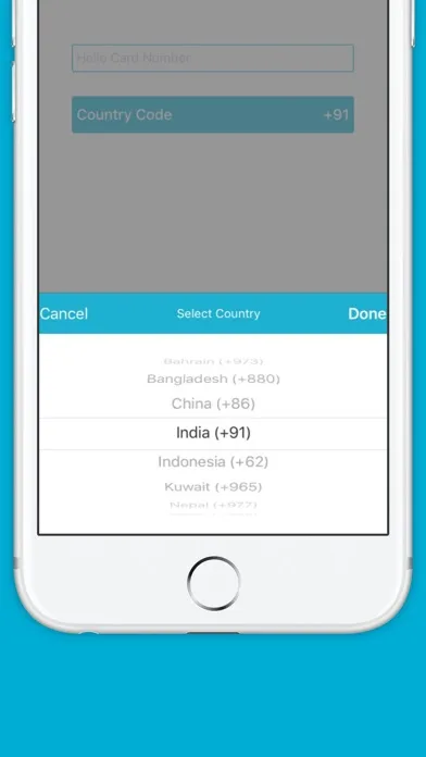 Ảnh chụp màn hình của Hello Card Dialer - Du