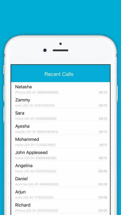 Ảnh chụp màn hình của Hello Card Dialer - Du