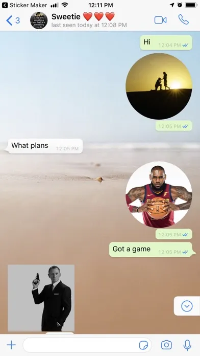 Portrait Sticker Screenshots