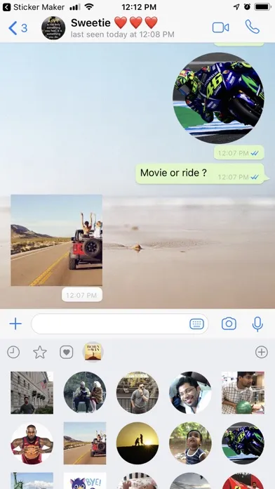 Portrait Sticker Screenshots