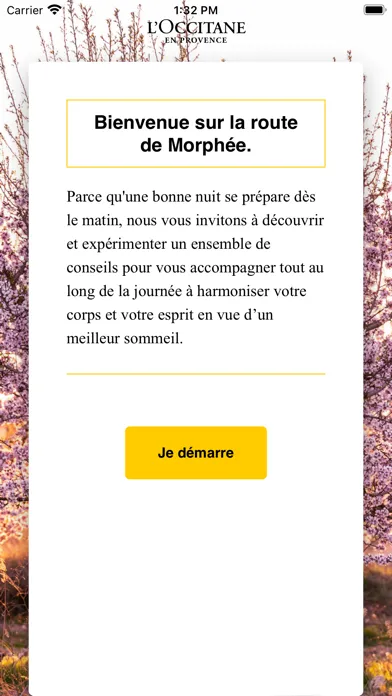 Tangkapan layar Morphée by L'Occitane