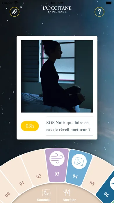 Tangkapan layar Morphée by L'Occitane