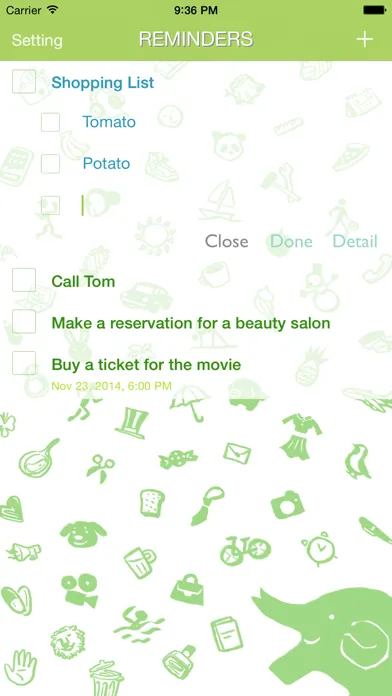 Zrzuty ekranu CheckBox - ToDo List