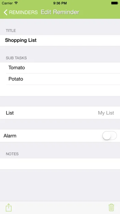 Zrzuty ekranu CheckBox - ToDo List