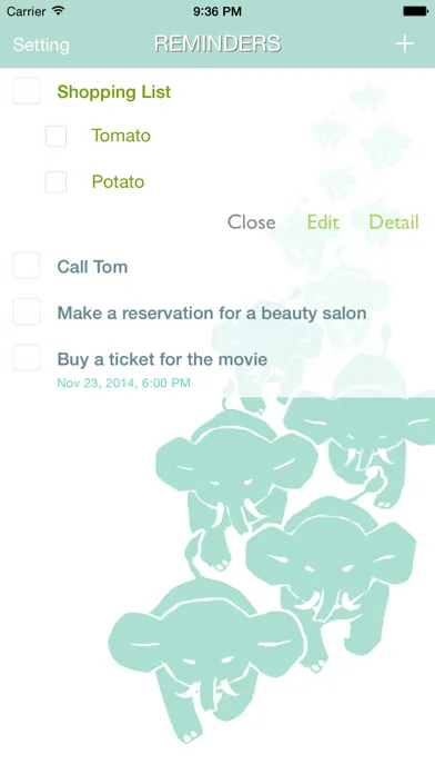 Zrzuty ekranu CheckBox - ToDo List