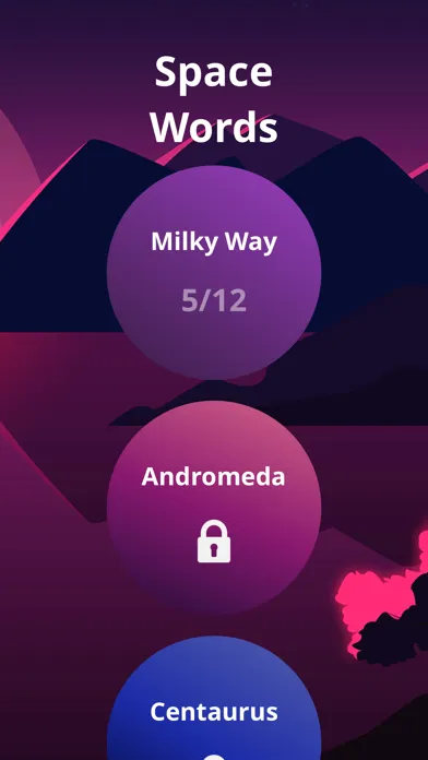 Space Words: Crossword Puzzles Screenshots