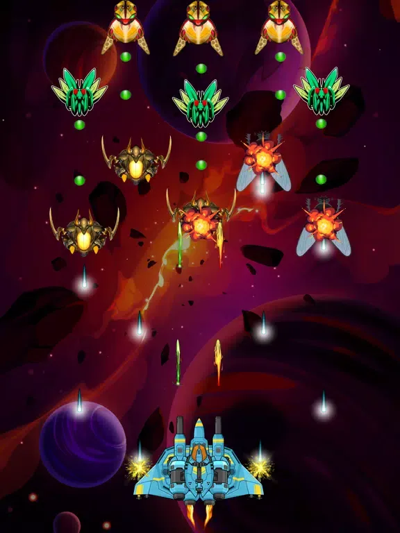 Capturas de tela do Alien Shooter Space War Game iPad 