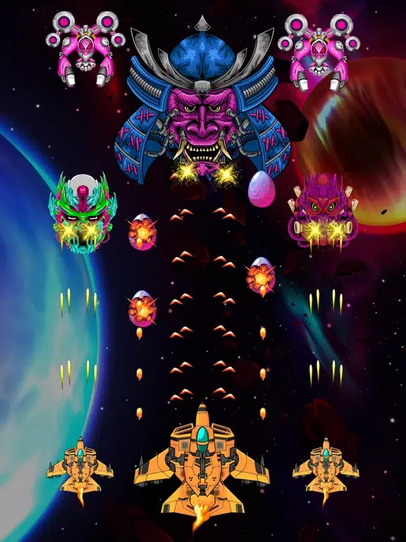 Capturas de tela do Alien Shooter Space War Game iPad 